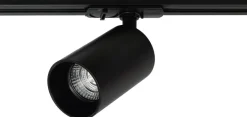 Oz spotskinne 4 spotter 2 meter - Svart/Gull