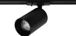 Oz spotskinne 5 spotter 2 meter - Svart/Gull