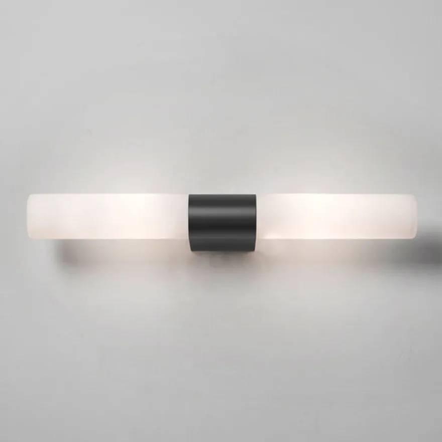 Padova vegglampe for baderom IP44 G9 - Svart/Opal