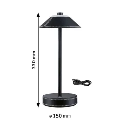 Pellini portabel bordlampe oppladbar 2W 2700-6500 Kelvin