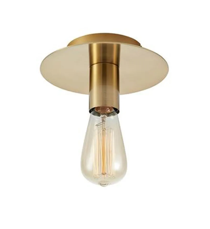 Piatto taklampe - Messingfarget - Messing
