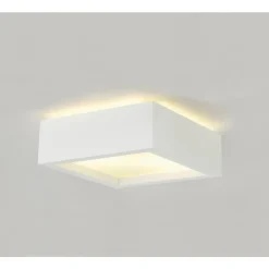 Plastra firkantet taklampe 25x25 cm E27