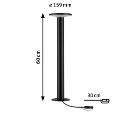 Plug & Shine Plate pullert IP44 60 cm 7W 2200 Kelvin - 24 Volt