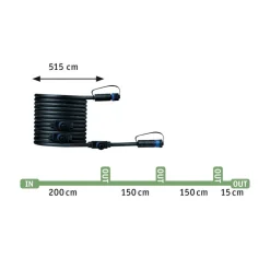 Plug & Shine Sting spot med spyd 6,4W 3000 Kelvin IP67 - 3 pakning startsett