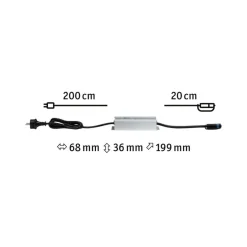 Plug & Shine Strømforsyning 75 Watt - 230/24 Volt