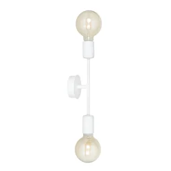 Proton vegglampe 2 lys - Hvit