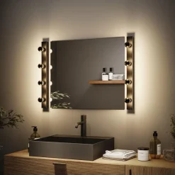 Regula vegglampe for baderom IP44 4-lys