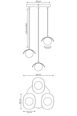 Ritual takpendel 3-lys