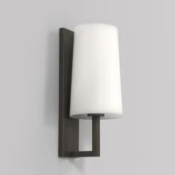 Riva 350 vegglampe baderom IP44 med glass skjerm