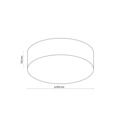 Rondo taklampe 45 cm