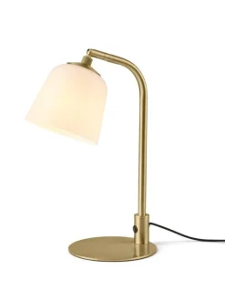 Room 49 bordlampe 40 cm - Opal/Antikk messing