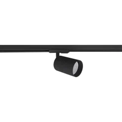 Secco spotskinne 4 spotter 2 meter - Svart