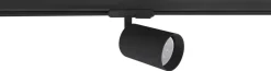 Secco spotskinne 3 spotter 1 meter - Svart
