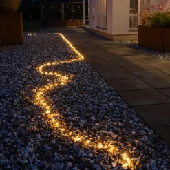 ShineLine 200 amber micro led slynge 20 meter IP44 - Utendørs