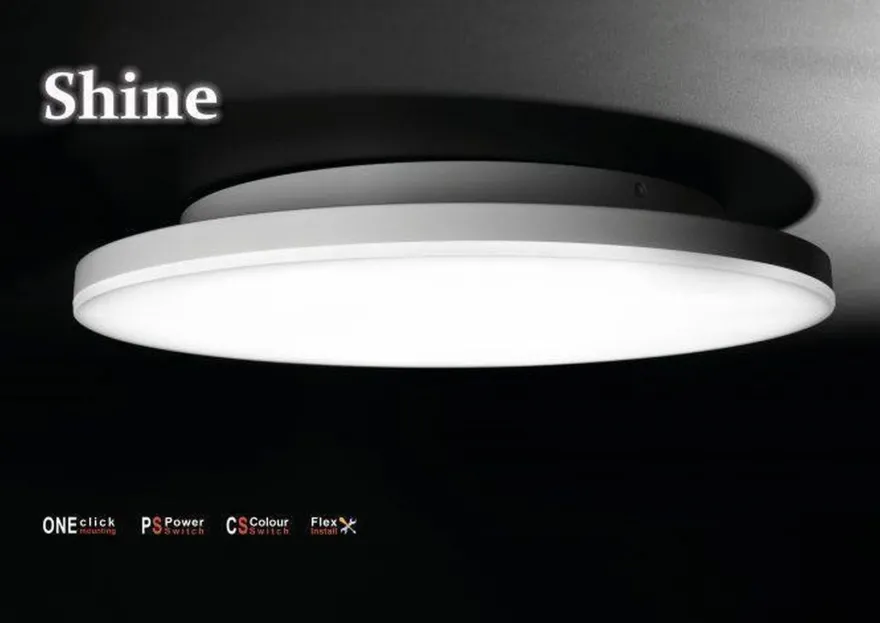 Shine 220 taklampe CS/PS 8/10/15W 2700/3000K Dimbar - Hvit