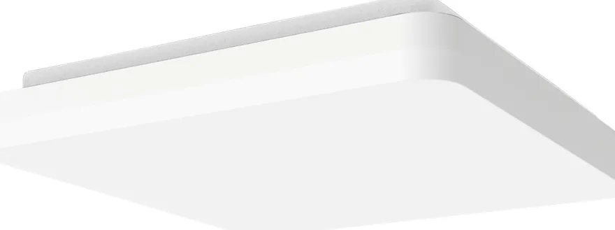 Slice Square 260 taklampe IP54 2700/3000 Kelvin 18/24W Dimbar - Hvit