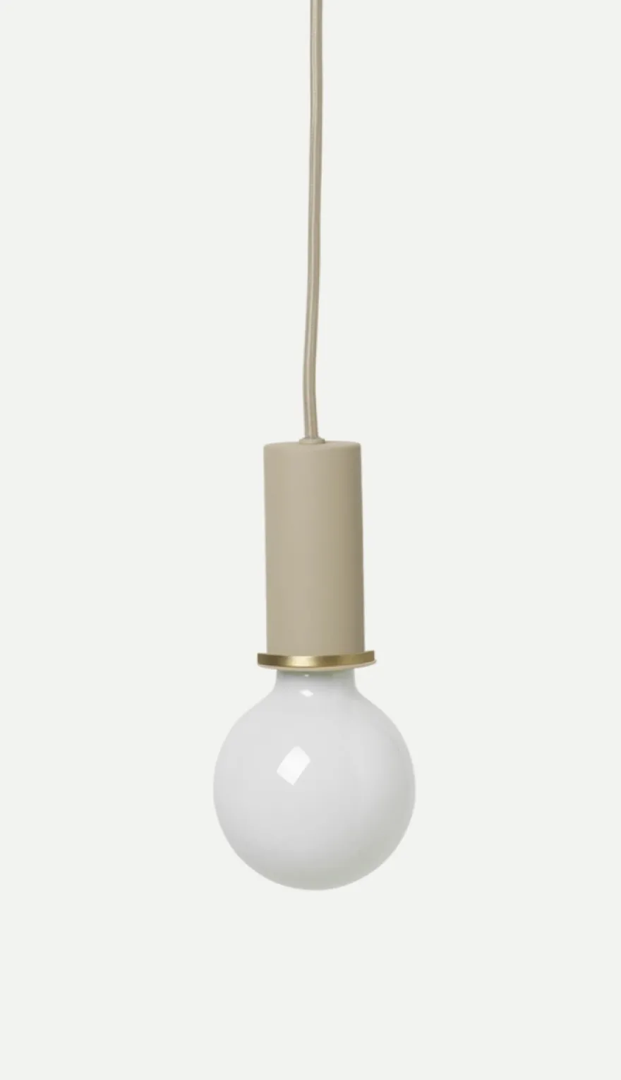 Socket takpendel lav - cashmere