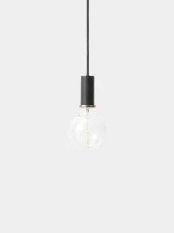 Socket takpendel lav - svart