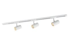 Trackline Jazz spotskinne 1 meter 3 spot - Hvit