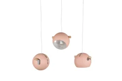 Tubbie takpendel 3 lys - Dusty Pink