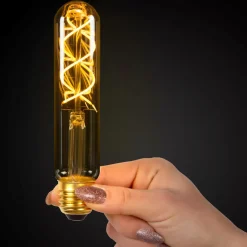 Tube E27 Filament LED T32 5W 2200K 15 cm dimbar - Amber