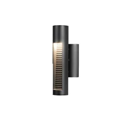 Udine vegglampe utendørs 12W 3000K IP44 - Svart