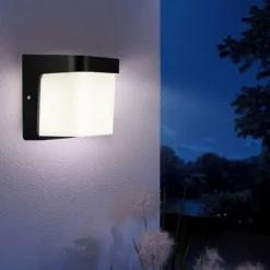 Valor vegglampe utendørs IP65 - Grafitt grå/Opal