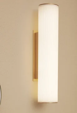 Vuelta Vegglampe 40cm - hvit /messing