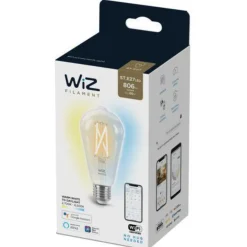 WiZ E27 Lyspære filament A64 6,7W Wifi - Justerbar fargetemperatur 2700-6500 Kelvin
