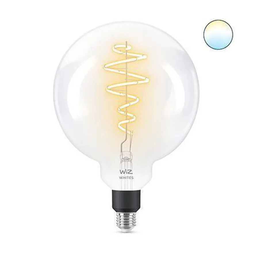 WiZ E27 Lyspære filament G200 6,5W Wifi - Justerbar fargetemperatur 2700-6500 Kelvin