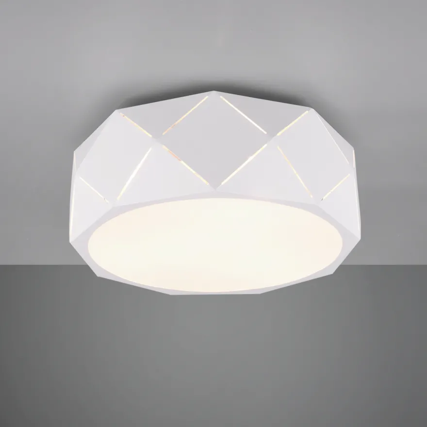 Zandor taklampe 3 lys - Hvit