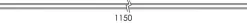 Zip 1,15m skinne